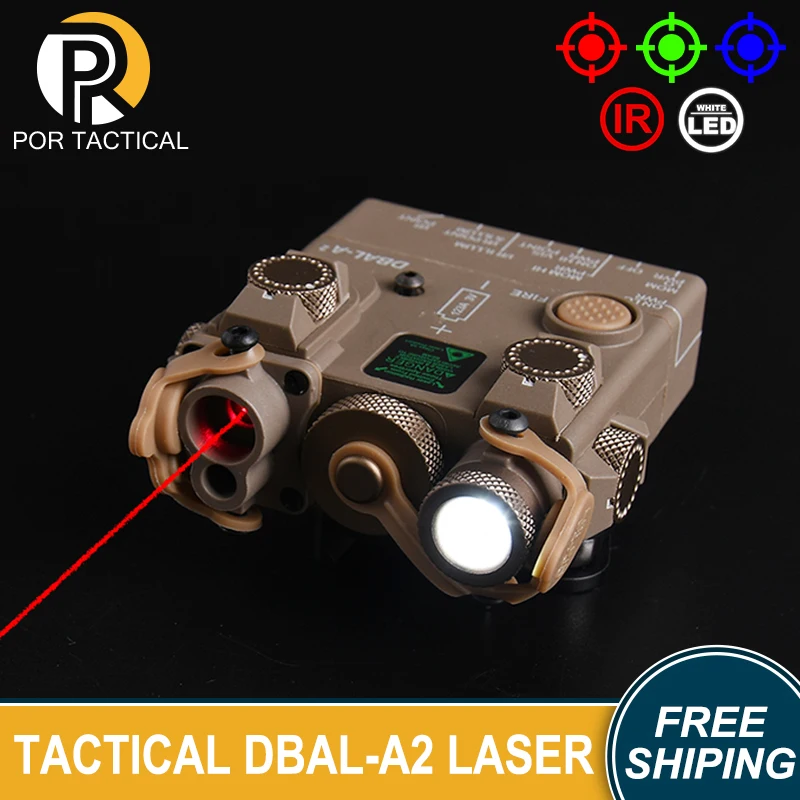 

Airsoft WADSN DBAL-A2 Tactical Weapon Laser Pointer IR Red Green Blue Dot Aming Sight Laser DBALA2 Hunting Rifle LASER Torch