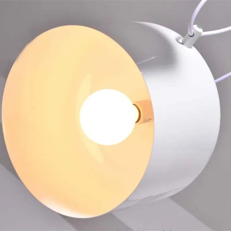 Italian Industrial Flos Black and White Chandelier Multi-point Adjustable Restaurant Lamp Bar Office LED Lighting pendant light 6