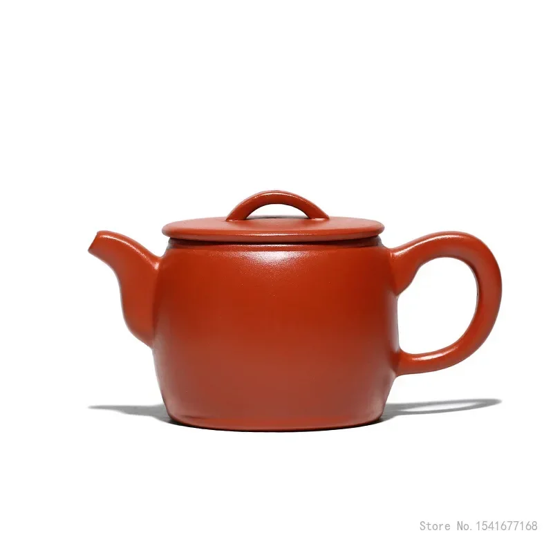 Creative Yixing Purple Clay Pots Raw Ore Vermilion Mud Home Living Room Office Tea Dining Table Items Kung Fu Hanwa Teapot 190ML