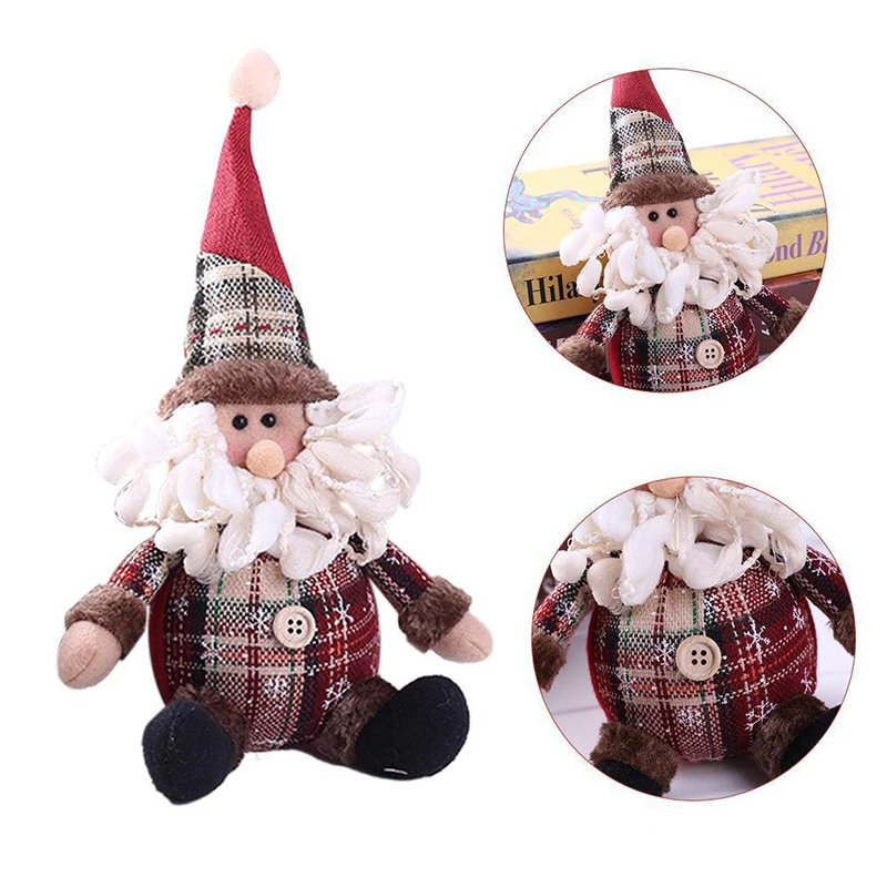 Santa Claus Christmas Doll Elk Pendant Christmas Ornaments Home Decorations Merry Christmas Xmas Tree Decor Navidad Natal Gift