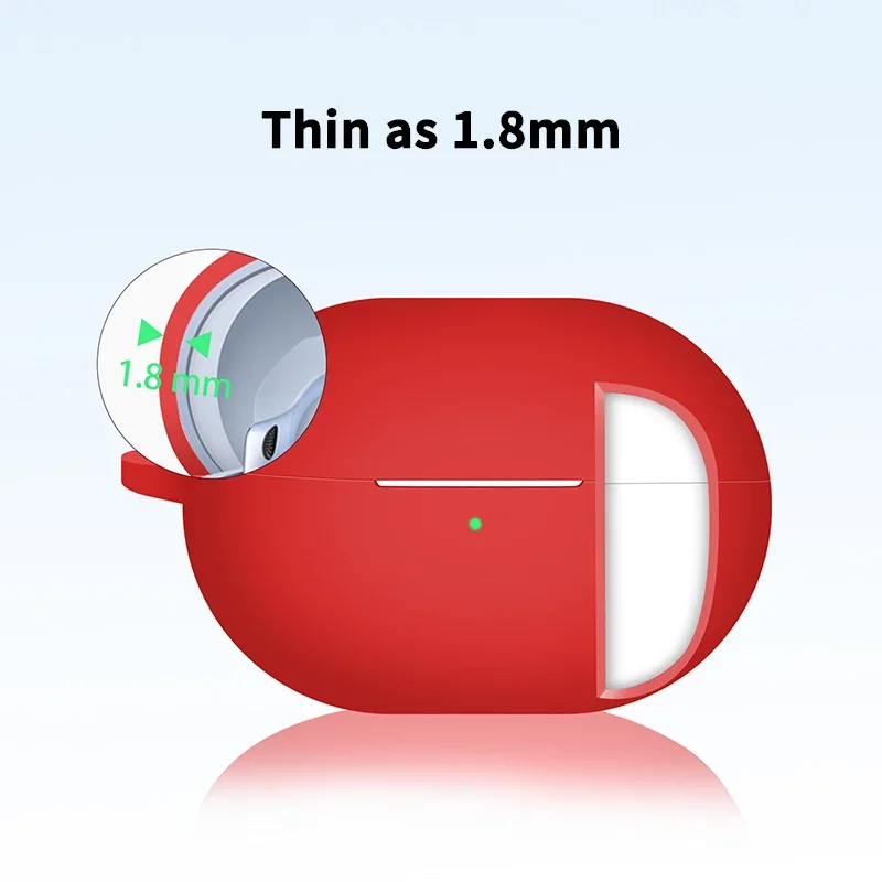 Solid Color Silicone Protective Case with Hook