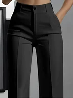 Ladies' elegant fashionable casual outdoor sports slimming and versatile Japanese Korean European and American suit pants - Image 3
