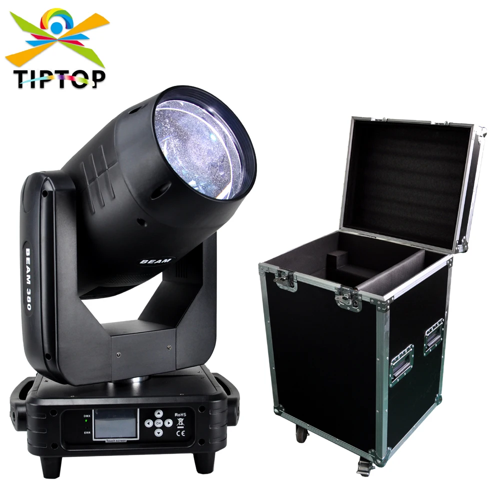 

1 в 1 Flightcase Pack 19R 380W Sharpy Beam движущаяся головка светильник черный белый для свадьбы рождества дня рождения DJ диско KTV бар события Pa