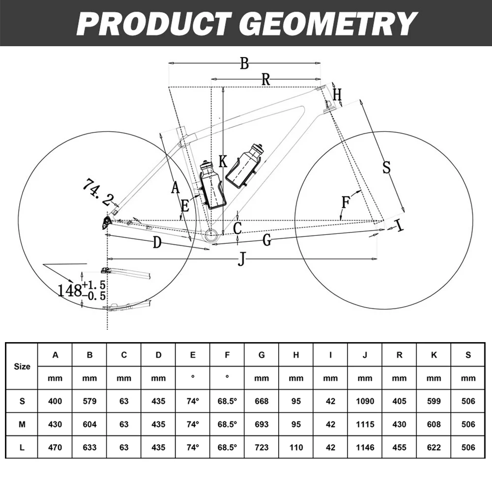 Spcycle 29er MTB Carbon Frame T1000 Carbon Hardtail Mountain Bike Frame BSA 148x12mm Boost MTB 29 bicycle frame