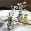 Glass Bud Vase Set of 4 Tabletop Centerpiece Vase For Home Indoor Decoration Unique Wedding Housewarming Gift Vases For Flowers 2