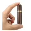 Wooden Toothpick Holder Pearwood Wood Capsule Bucket Box Hiking Portable Toothpick Needle Holder Handmade Ebony Storage Box 2