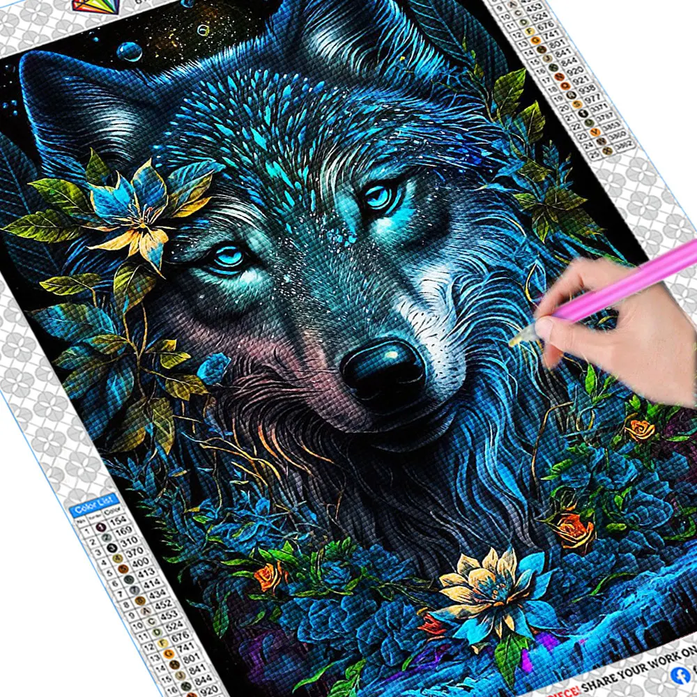 5D New Arrivals Wolf Diamond Painting Kits for Adult Diamond Art Diamond  Dots Paint with Diamonds Embroidery Cross Stitch - AliExpress