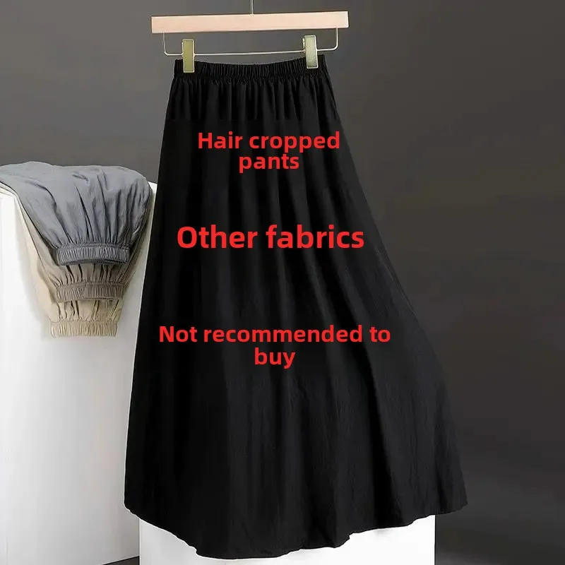 thumbnail image 1 of Falda de gasa gris de cintura alta en forma de A, vestido largo informal elegante para mujer, recién llegado, verano 2024, diseño plisado de moda, 1 of 5