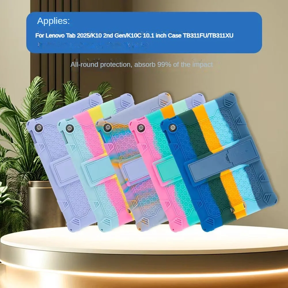Lenovo Tab 10.1 Thickened Anti-Drop Silicone Stand Tablet Cover