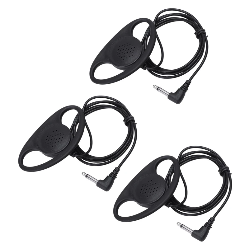 Wired Headphones Wired Headset 3X Mono Headphone Headphone Headset Earphone Dual Channel 3.5Mm Jack For Laptop PC Skype Voip ICQ