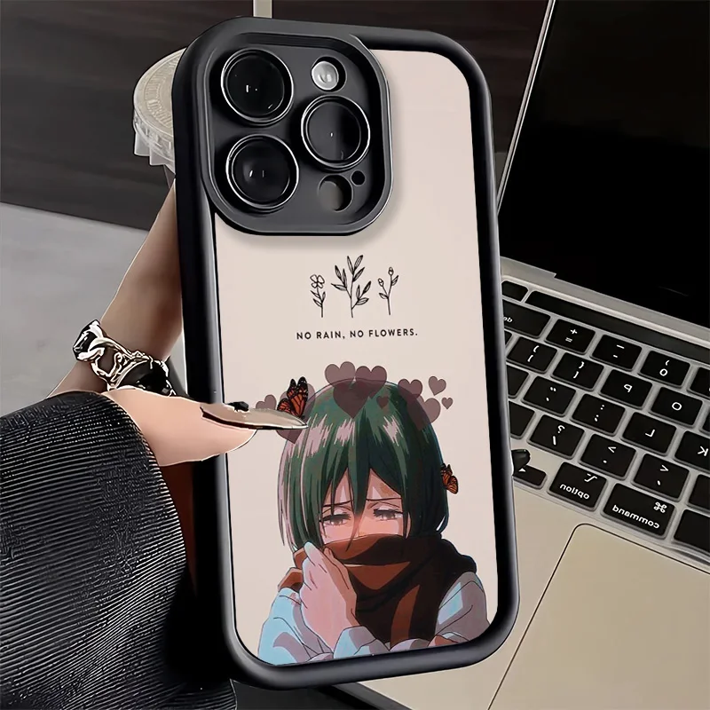 Attack on Titan Mikasa Soft Shell Silicone Phone Case