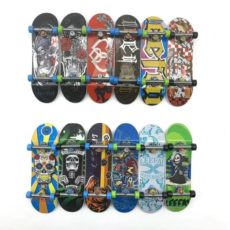 Mini Fingerboard Skateboard para crianças, Stand de liga profissional