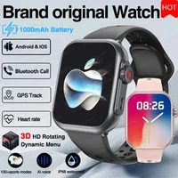 Pour montre IOS Ultra 2 SE hommes femmes Bracelet intelligent 1000mAh batterie GPS AMOLED affichage Bluetooth appel Sport étanche montre intelligente 1