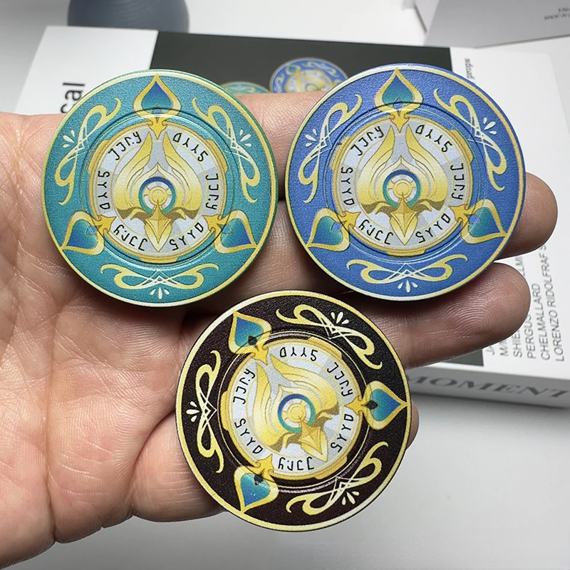 혼카이 스타 레일 게임 코인 칩 통화 어벤츄린 토큰, 트레일블레이저 기념품 코스프레 소품 액세서리 선물, 5 개 