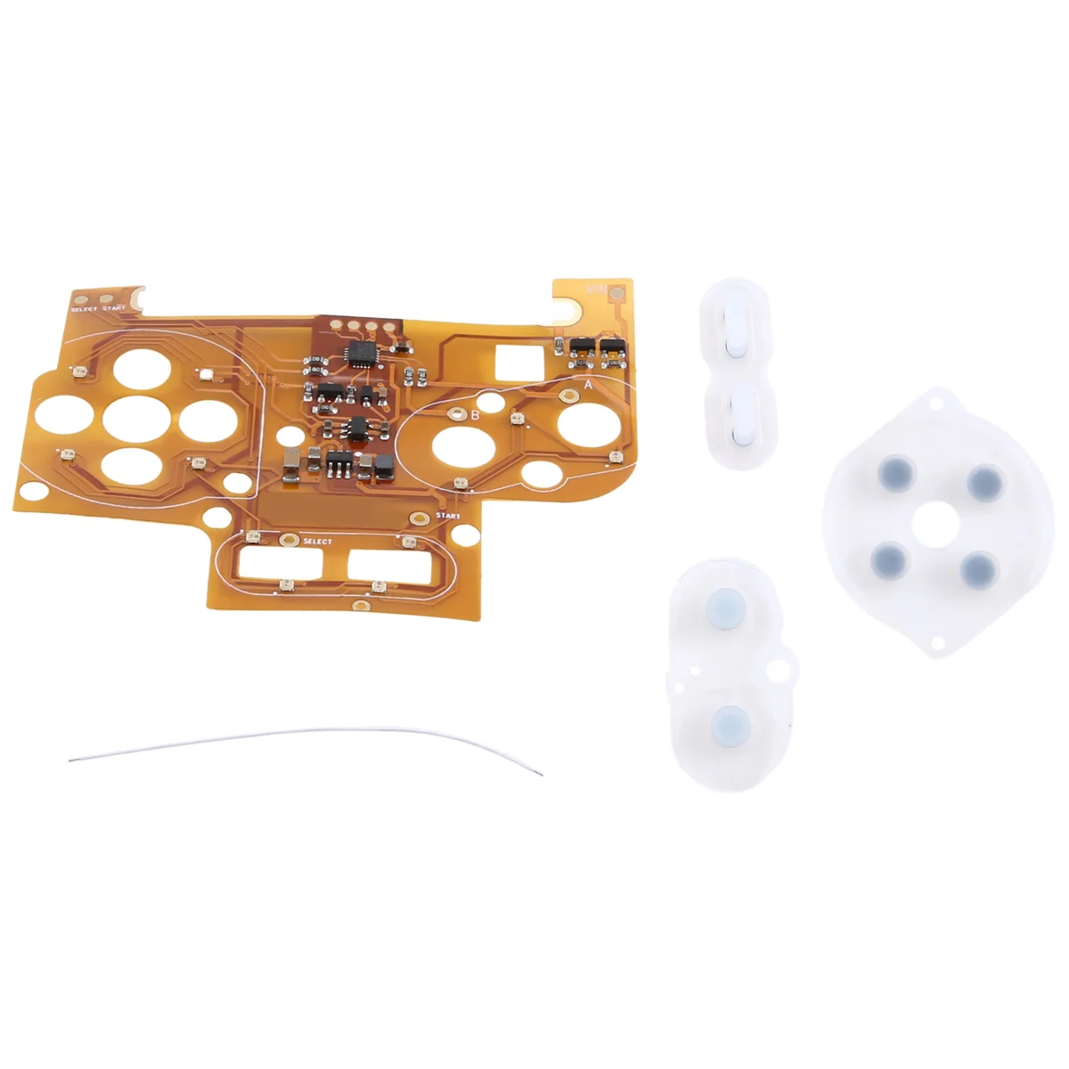 

Для GBC светодиодный Button светильник Kit для GameBoy, цвет светодиодный, ленточная доска, DIY кнопки, светильник, наборы для изменения цвета