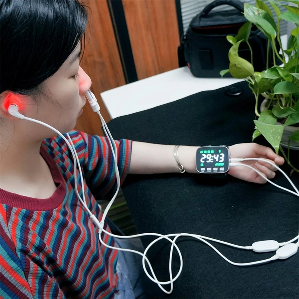 

Cold Laser Therapy Watch For Rhinitis Ear Deafness Pharyngitis Pain Relief Gift The Best Choice
