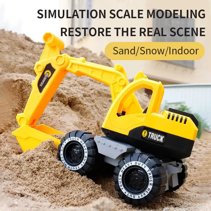 Juguete De Excavadora De Playa Para Niños – Pala De Mano Con Brazo Articulado Para Cavar En Arena Y Nieve, Herramienta De PP Resistente De 35 Cm Para Juego Al Aire Libre