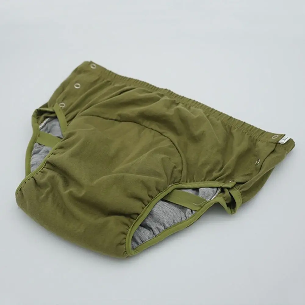 Pure Cotton Adult Diapers Water Resistant Anti-Side Leakage Leak-proof Underwear High Absorption Skin-Friendly