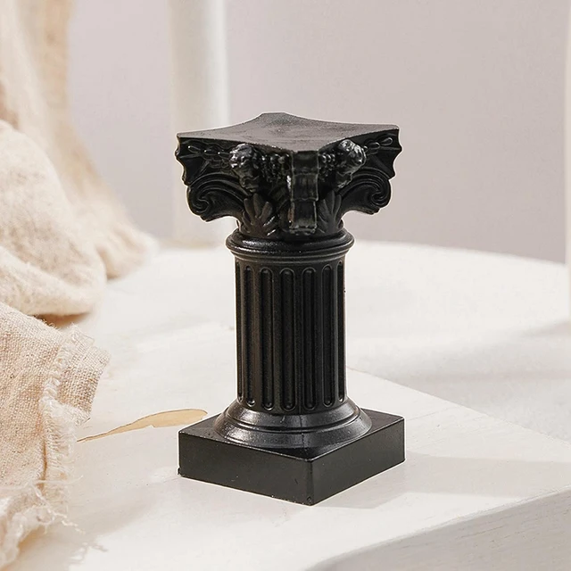 Statue de colonne grecque de pilier romain, sur pied ci-après, figurine de support, sculpture d'intérieur, décor de paysage de maison, salle à manger, jardin 3