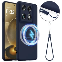 Motorola Signature Fall Protection Liquid Silicone Rubber Case with MagSafe Compatibility - Motorola Signature (Dark Blue)