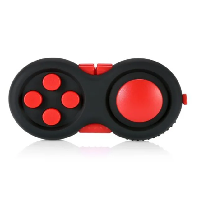 edc fidget antistress toy for adults children kids fidget pad stress relief squeeze fun hand anxiety sensory toy christmas gift Red
