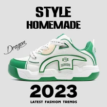  Women's Luxary Chunky Sneakers 2023 Mesh Breathable Shoes for Men Sports Running Casual Ladies Fitness Vulcanize Shoes 