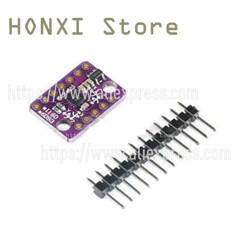 

1PCS BMI160 module 6 dof shaft angular velocity gyroscope IICSPI + gravity acceleration sensors