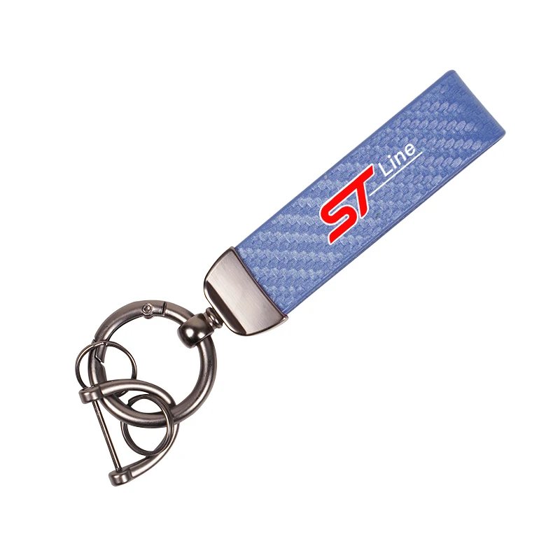Premium Leather Car Logo Key Chain