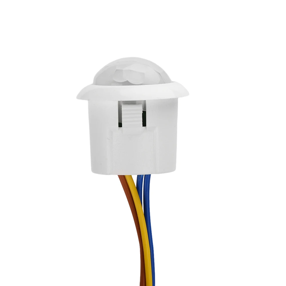 AC110-240V Nicht einstellbare Verzögerung eingebetteter menschlicher Infrarot-Sensorschalter mit Lichtsteuerfunktion