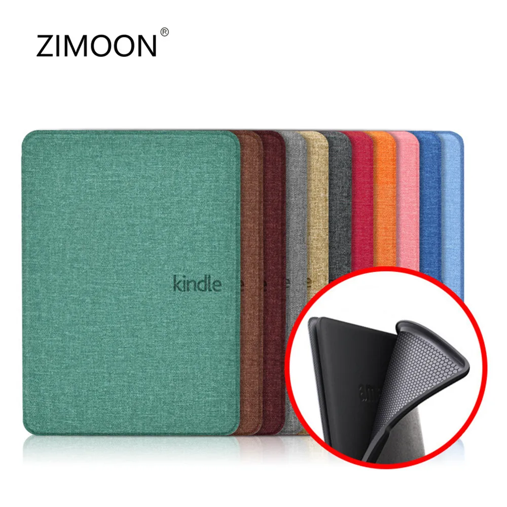 Capa Macia de Tecido para Kindle 10th Smart Case Escudo Protetor Magnético Apto para Kindle Paperwhite 7th 11th