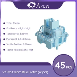 Premium Tactile Mechanical Switches with Dustproof Stem (45 pcs) (1 Box(45pcs))