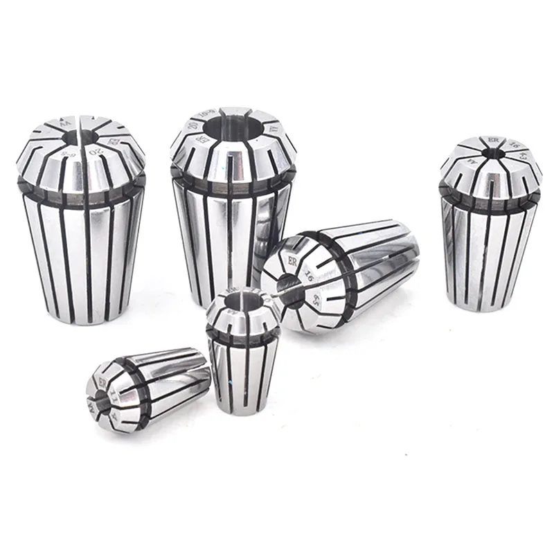 Collet Set ER11 ER16 ER20 ER25 ER32 ER40 High Precision 0.008mm 0.015mm Tools Holder Clamping Lathe Machine Parts