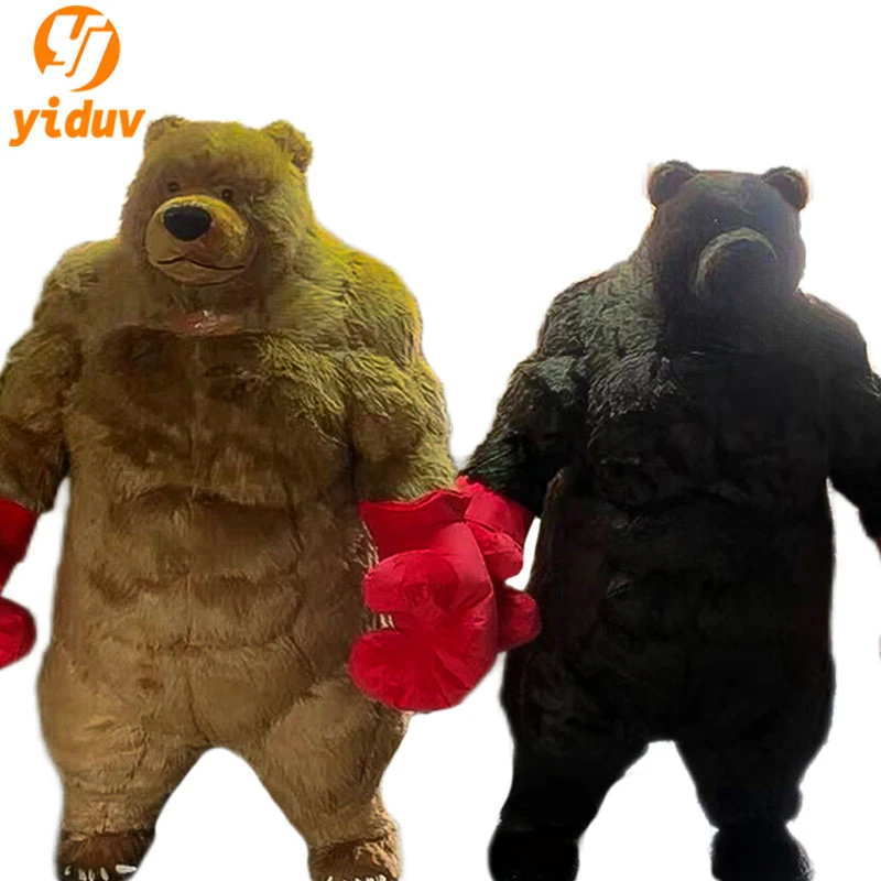 Disfraz de oso inflable para adulto, disfraz de oso, Anime, personalizado,  para carnaval, mascota| | - AliExpress
