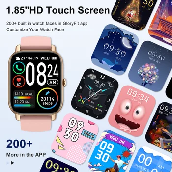 LaNikar Smart Watch For Men Women P66D 1.85 6