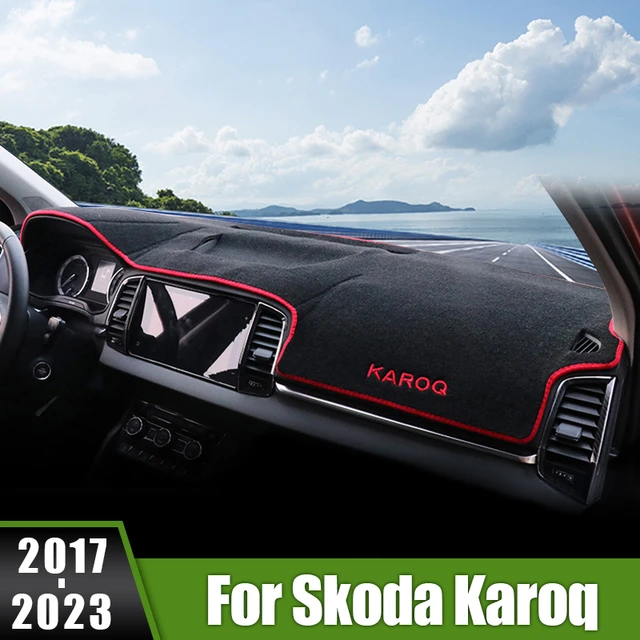 For Skoda Karoq 2017 2018 2019 2020 2021 2022 2023 Car Dashboard Cover  Avoid Light Pads Sun Shade Anti-UV Mat Non-Slip Carpets - AliExpress