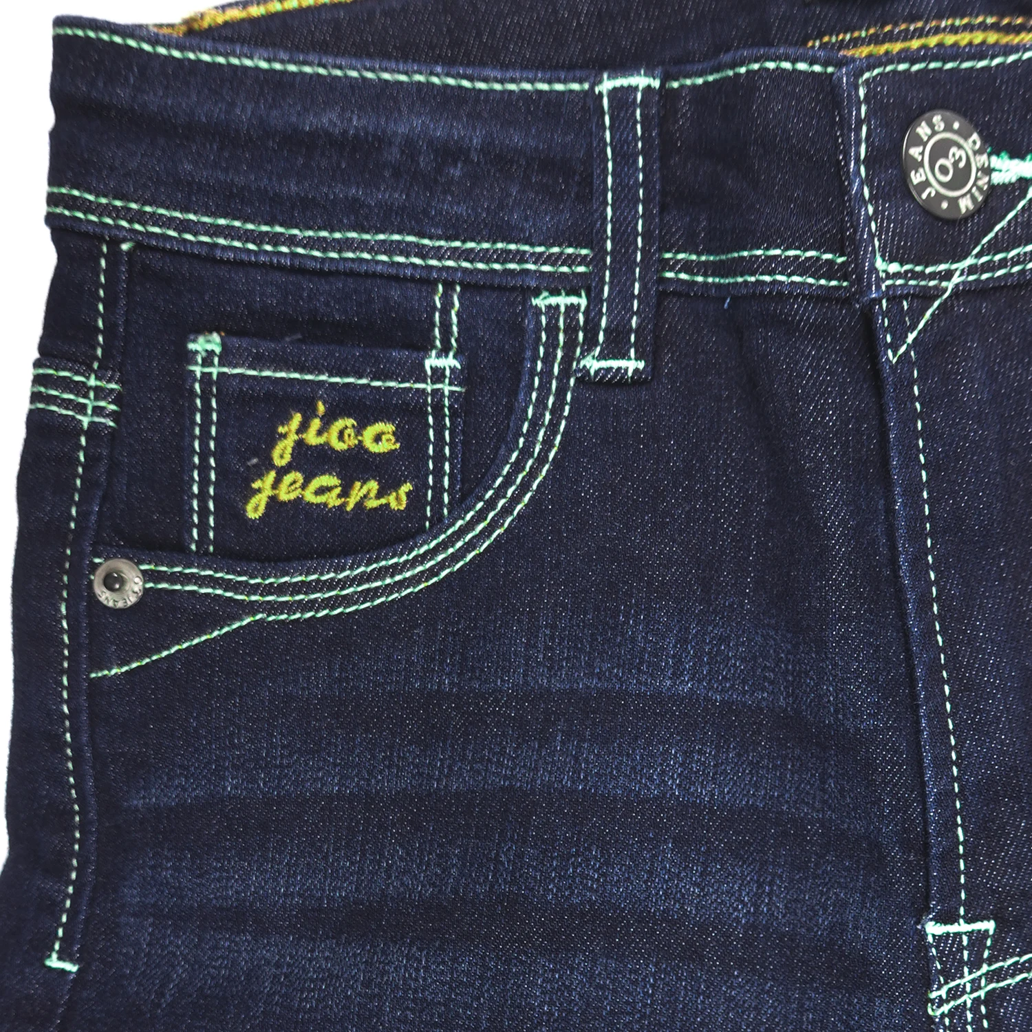 KIDSCOOL SPACE Boys Jeans,Little Kid Elastic Band Inside Slim Fit Denim Pants