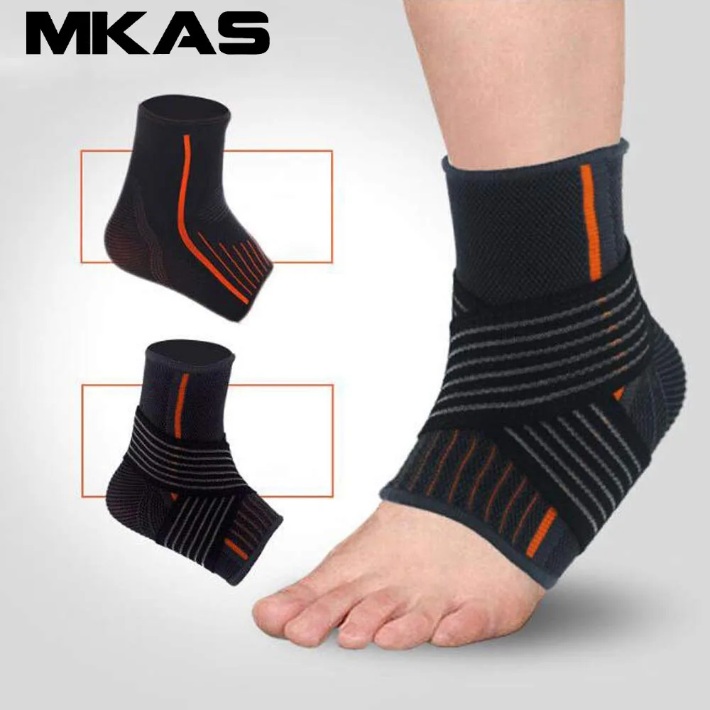 

Ankle Brace for Women and Men Adjustable Strap for Arch Support - Plantar Fasciitis Compression Bandage Protector Fitness