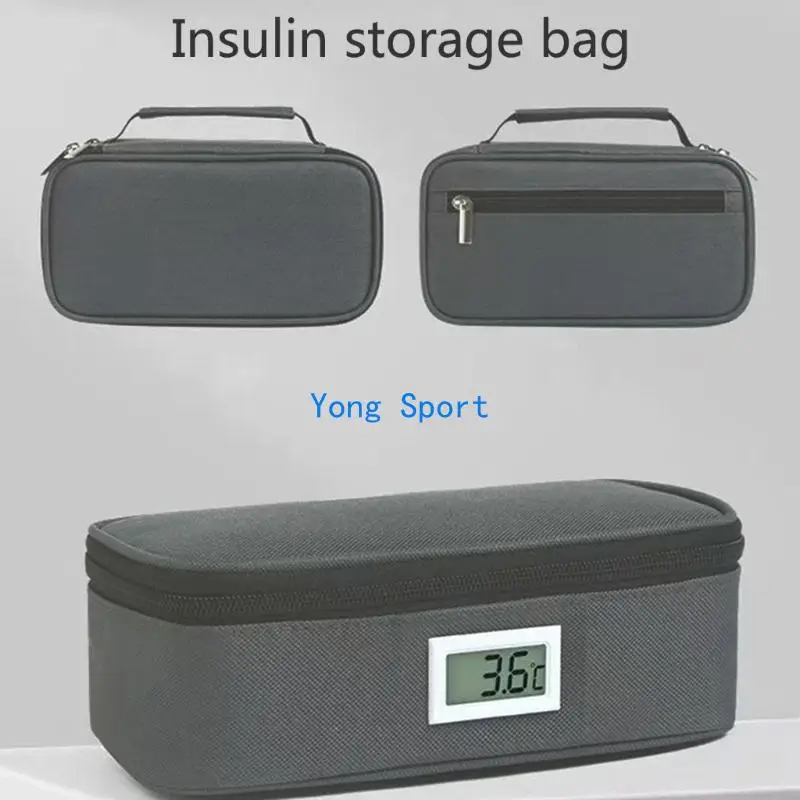 CNDY Insulin Chilling Container Heat Insulation Temperature Bag Durability Case for Durability and Temperature Controling