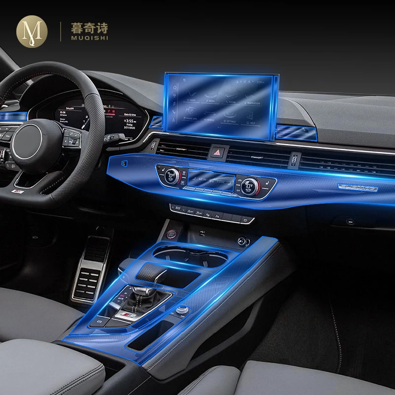 Ijzig Overeenkomstig met voedsel For Audi A5 S5 F53 F5f 2021car Interior Center Console Invisible Suit Tpu  Protective Film Anti-scratch Accessories Refit Lhd Rhd - Interior Mouldings  - AliExpress