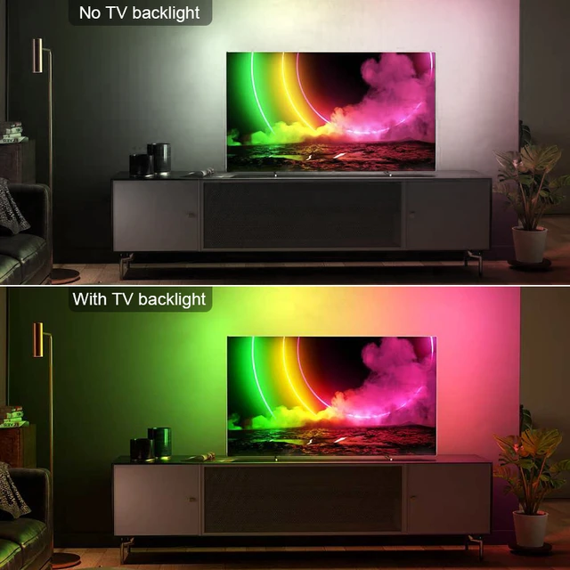 For 55-65 Smart LED TV Backlight App Control Color Sync Strip