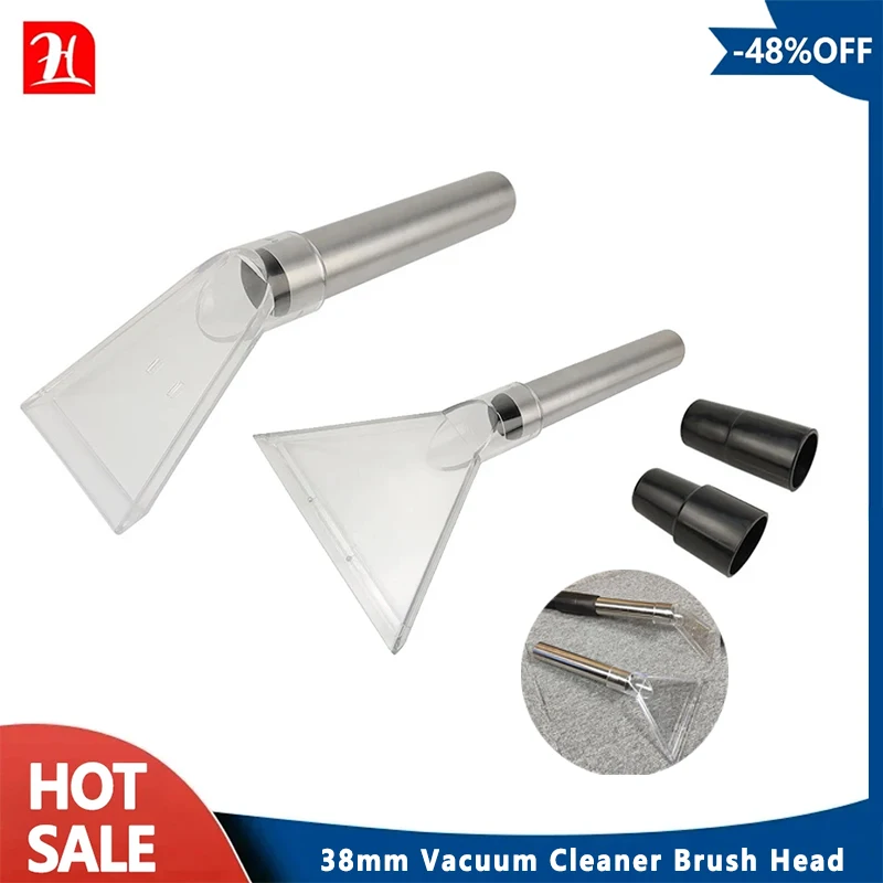 Swivel Head Transparent Floor & Carpet Cleaner Nozzle – Household Cleaning Tool