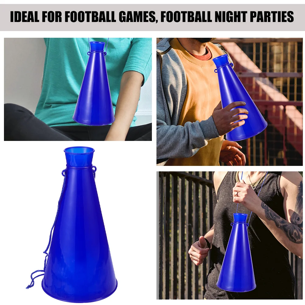 4 Pcs Cheering Megaphones Plastic Kids Noisemakers Soccer Horns Toys Plastic Party Horns for Games Trumpet Toy Festivals