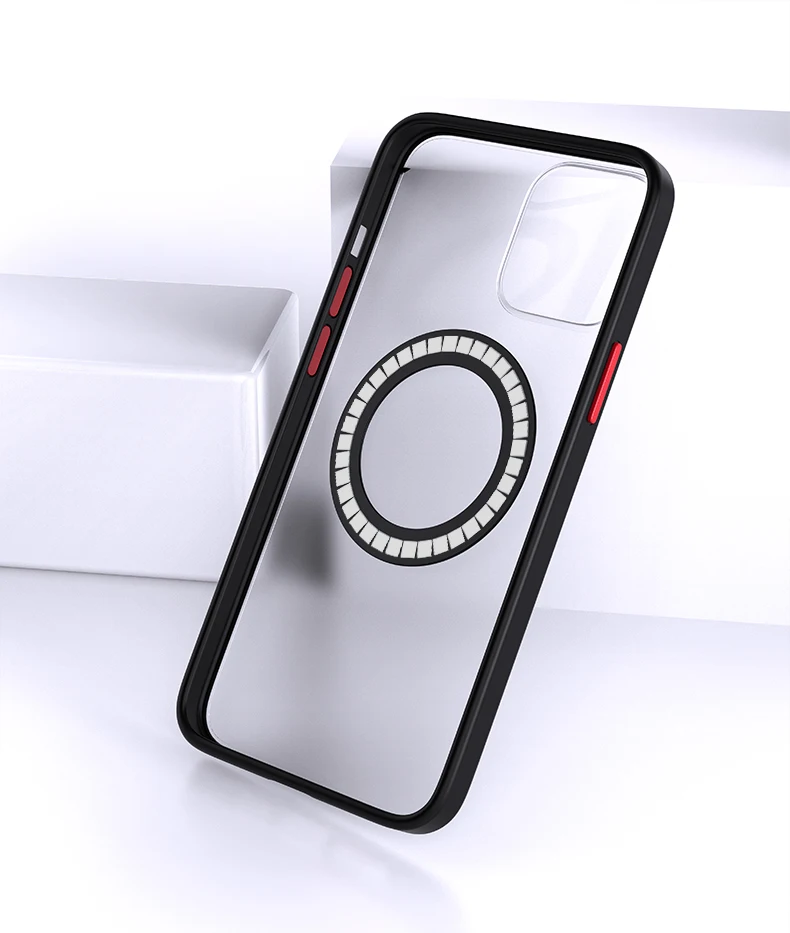 Aimant de charge sans fil bricolage avec étui Magsafe, autocollant d'anneau  magnétique, compatible avec Apple iPhone 14 Plus 13 12 Pro Max 11 Xs X