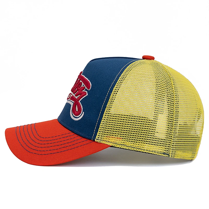 New Style Unisex  Baseball Cap Classic YKGREAT Letter Pattern Mesh Cap Men And Women Breathable Streetwear Summer Trucker Hat