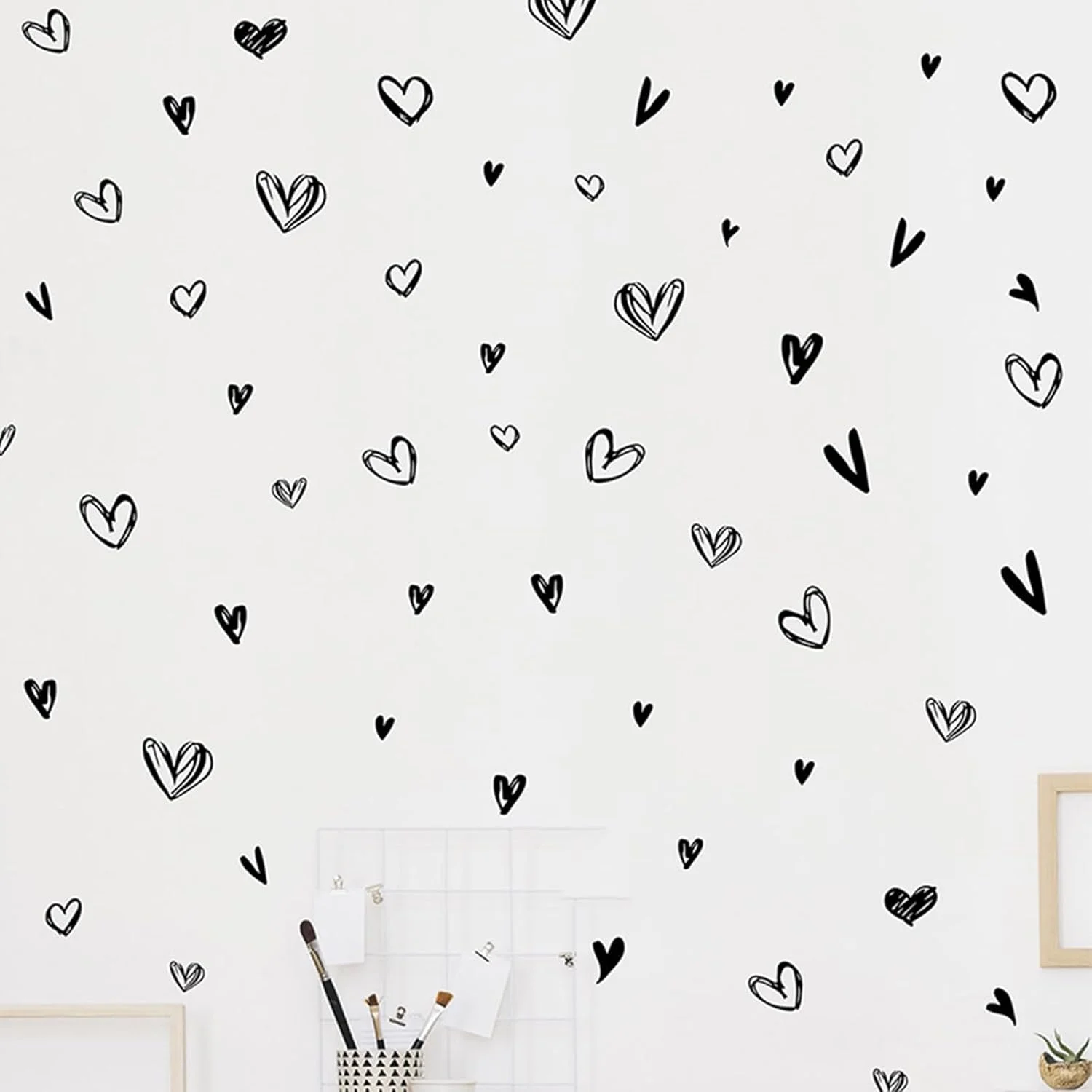 Flowers Wall Stickers, Girls Bedroom Removable Wall Decals, Bohemian Floral Decor for Room Nursery Living Room Bedroom Wal