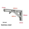 2pc stainless 18inch