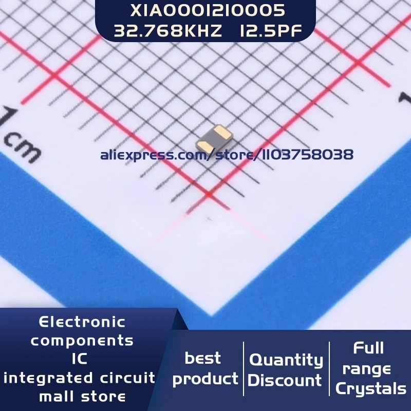 50 개/몫 X1A0001210005 FC1610AN 32.7680KA-A3 32.768KHZ 12.5PF 20PPM 수정 발진기 공진기 2SMD 재고 있음
