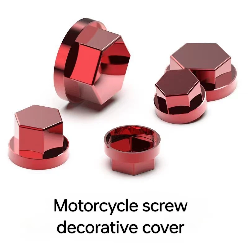 Motorcycle Screw Decorative Cover Universal Prevent Screws from Rusting Beautify Motorcycles Multicolor Screw Cap