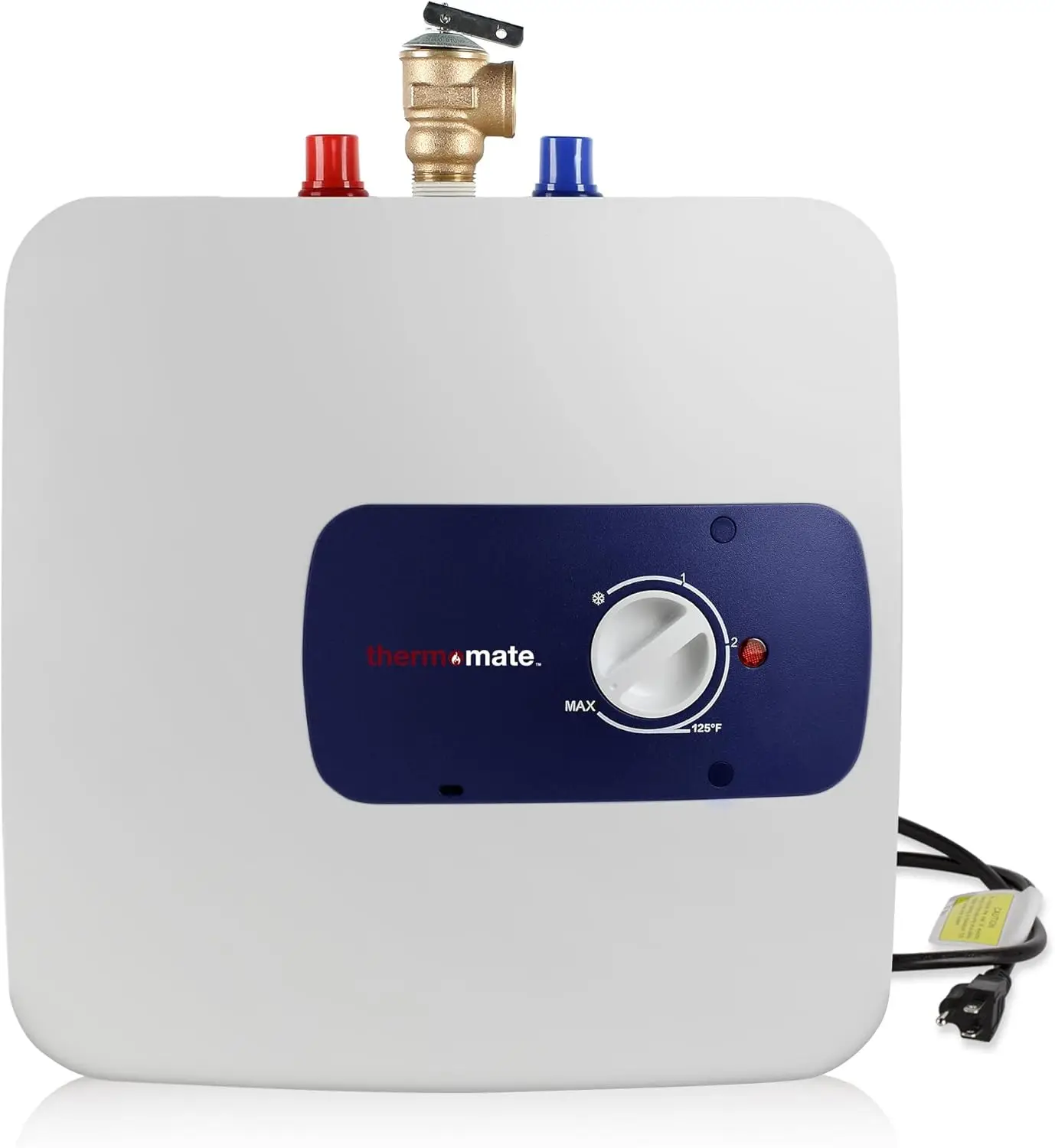 Mini Tank Water Heater Electric, 6.5 Gallons Small Under Sink Water Heater for Point of Use Instant Hot 110V