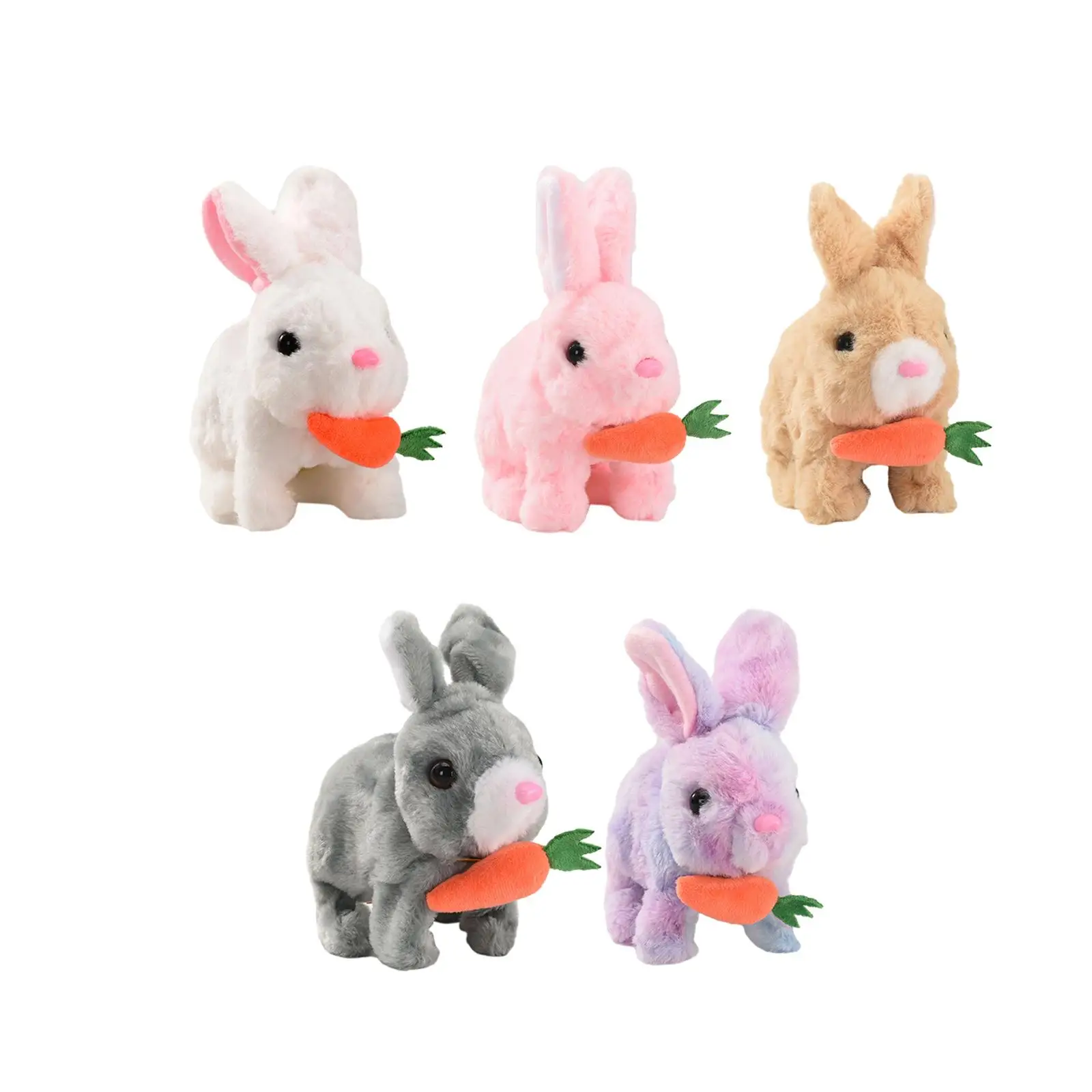 Interactive Electronic Pet Figures Stuffed Animals for Bedtime Friend New Year Gifts Xmas Present Birthday Gifts Party Favor